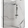 Mampara de ducha Rea Aero Intimo 100x195 cristal de seguridad, negro (REA-K4121)