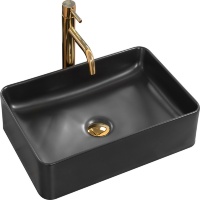 Lavabo Rea Avia 34,5x50,5 negro (REA-U0843)