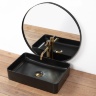 Lavabo Rea Avia 34,5x50,5 negro (REA-U0843)
