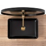 Lavabo Rea Avia 34,5x50,5 negro (REA-U0843)