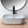washbasin Rea Livia 33.5x46.5 grey matt (REA-U3801)