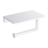 бумагодержатель с полкой Omnires Modern Project matt white (MP60511WM)