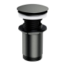 Omnires click-clack graphite bottom valve (A706GR)