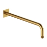 Omnires brushed gold overhead shower bracket (RA01C/KGLB)