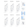 shower door Rea Fold N2 70 (REA-K7444)
