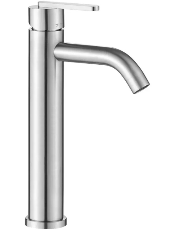 смеситель для умывальника Rea Ontario высокий, brushed nickel (REA-B5510)