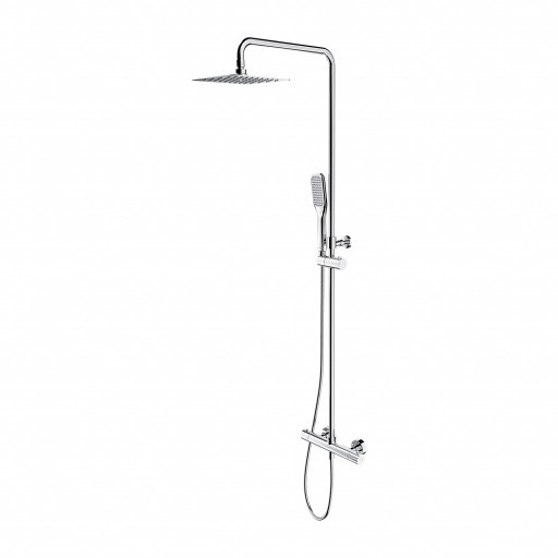 shower system with thermostat Omnires Y chrome (Y1244X/6/KCR)