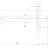 Caño de pared Omnires Y negro (WDYBL)