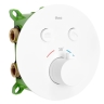 concealed shower set Rea Lungo white with thermostat (REA-P6614)