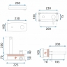 washbasin mixer Rea Oval chrome, concealed mounting (REA-B5124)
