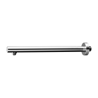 Omnires chrome overhead shower bracket (RA02XCR)