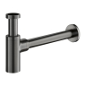 Omnires graphite washbasin siphon (A186GR)