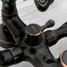 Bath and shower mixer Rea Retro black (REA-B0224)