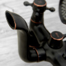 Bath and shower mixer Rea Retro black (REA-B0224)