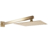 Juego de ducha empotrado Rea Parker con cepillo dorado (REA-P9141)