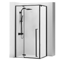 Cabina de ducha Rea Fargo 100x80 cristal de seguridad, transparente (REA-K6950)