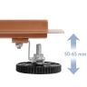 Desagüe Rea Neox Slim Pro cobre cepillado 100 (REA-G4809)