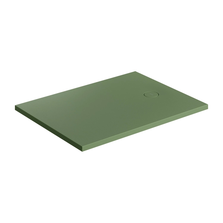 поддон Omnires Aquarock M+ 80х100 matt olive (AQUAROCK80-100OL)