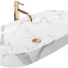 Lavabo Rea Cleo 81 41x81 mármol brillante (REA-U8403)