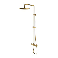 shower system with thermostat Omnires Y gold (Y1244SUGL)