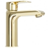 Mezclador de lavabo Rea Bloom dorado (REA-B6200)