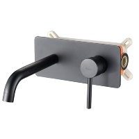 Mezclador de lavabo Rea Viva negro mate (REA-B0231)
