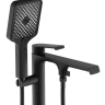 Bath mixer Rea Hass freestanding, black mat (REA-B6401)