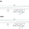 decorative strip Rea 120 matt nickel, left (REA-K3202)