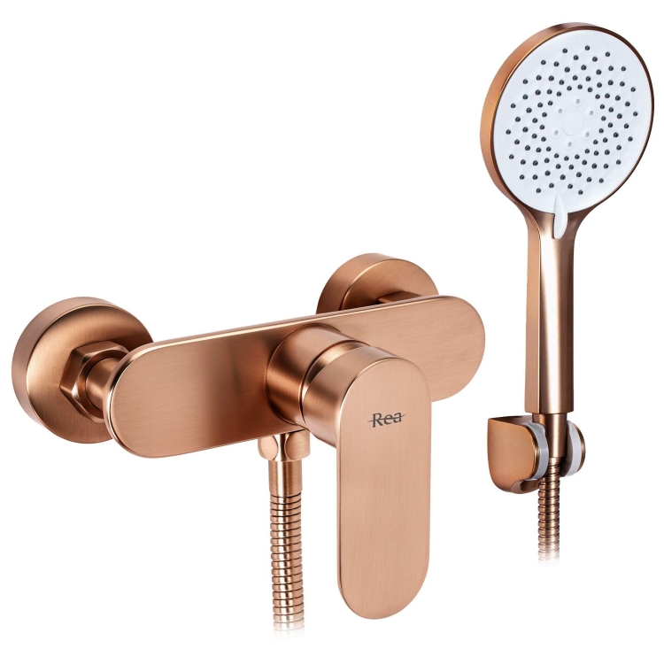 смеситель для душа Rea Drop brushed copper (REA-B2233)