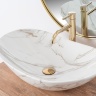 washbasin Rea Royal 36x62,5 Shiny Aiax Marmur (REA-U8548)