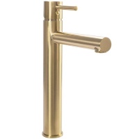 Mezclador de lavabo Rea Tess dorado mate, alto (REA-B5660)