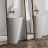 Lavabo Omnires Siena 43x55 de pie, blanco (SIENAUWBP)
