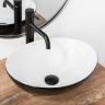Lavabo Rea Sofia 41x34,5 negro/blanco (REA-U8749)