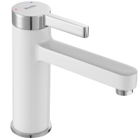 Mezclador de lavabo Rea Polo blanco/cromo (REA-B9941)