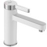 Mezclador de lavabo Rea Polo blanco/cromo (REA-B9941)