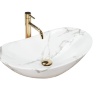 washbasin Rea Royal 36x60,5 marmo shiny (REA-U8009)
