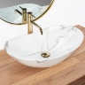 washbasin Rea Royal 36x60,5 marmo shiny (REA-U8009)