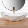 washbasin Rea Royal 36x60,5 marmo shiny (REA-U8009)