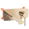 Mezclador de lavabo Rea Oval dorado, montaje empotrado (REA-B5125)