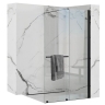 shower wall Rea Cortis100x200 safety glass, transparent (REA-K7740)