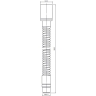shower hose Omnires graphite 180 cm (062MGR)