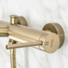 смеситель для ванны Rea Foss с изливом, brushed gold (REA-B6890)