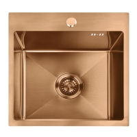 кухонная мойка Rea Leo 40x45 brush copper (ZLE-06016)