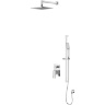 Sistema de ducha empotrado Omnires Fresh cromado (SYSFR11CR)