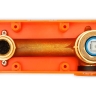 Mezclador de lavabo empotrado Rea Lungo Long cepillo dorado + caja (REA-B4109)