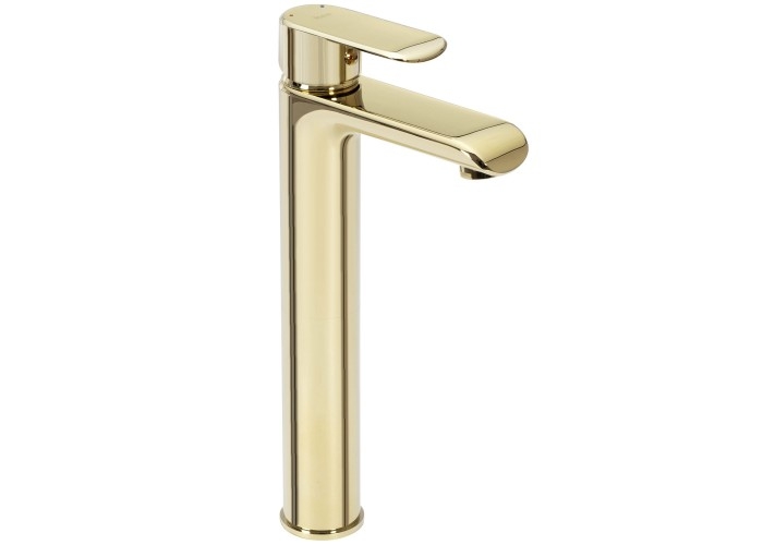 Mezclador de lavabo Rea Bloom dorado (REA-B6201)