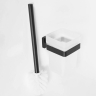 Toilet brush Rea Erlo black (REA-06910)