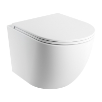 toilet Omnires Ottawa Silent Power 49x37 wall hung, soft-close seat, matt white (OTTAWASPXMWBM)