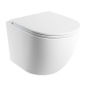 toilet Omnires Ottawa Silent Power 49x37 wall hung, soft-close seat, matt white (OTTAWASPXMWBM)