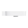 умывальник Omnires Ovo M+ 64,5х44,5 угловой, левый, gloss white (OVO645UWLBP)